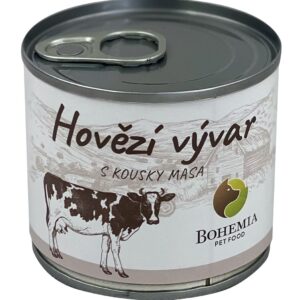 BOHEMIA Hovězí vývar s kousky masa 140ml