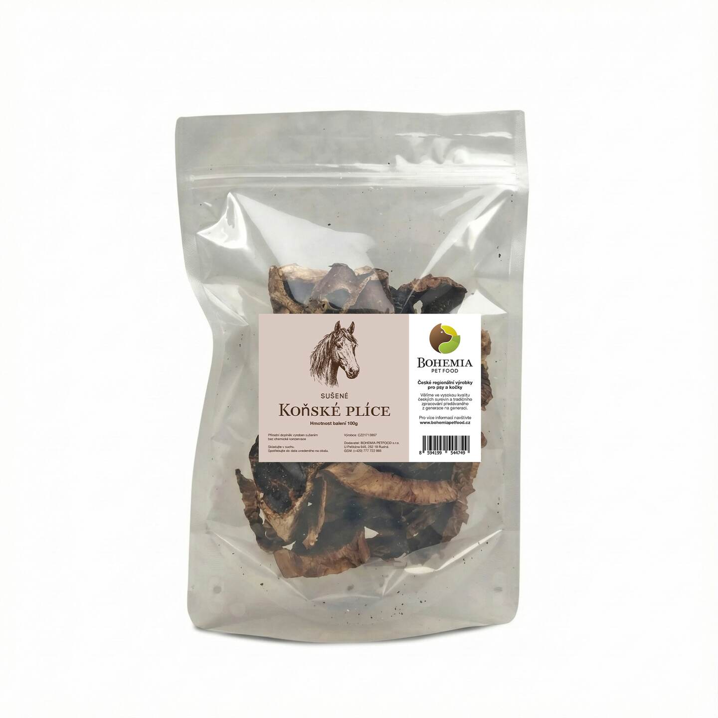 BOHEMIA Koňské plíce 100g (dieta) 1 BOHEMIA Koňské plíce 100g (dieta)