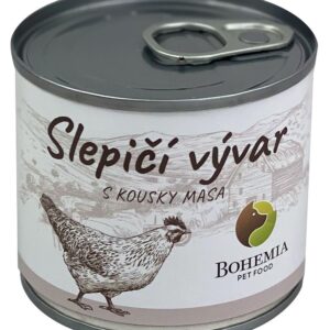 BOHEMIA Slepičí vývar s kousky masa 140ml